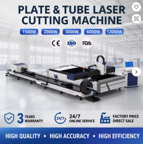 3015 High Rigidity for Sheet Metal Fabrication Job Shops Tube and Plate Laser Cutting Machine Easy to Operate CE ISO Certified